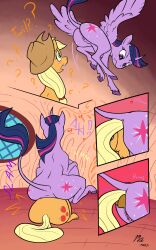 10:16 alicorn anal anal_vore angry anus applejack_(mlp) ass belly blush cloven_hooves comic crotchboobs cutie_mark earth_pony equid equine eyelashes feathered_wings feathers female female/female feral friendship_is_magic genitals green_eyes hasbro hi_res hooves horn horse looking_back magnificent-arsehole mammal my_little_pony open_mouth orange_body pony purple_body purple_eyes pussy same_size_vore scared stomach_bulge twilight_sparkle_(mlp) vore wings