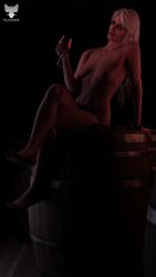 ciri from cd projekt red by plooskie