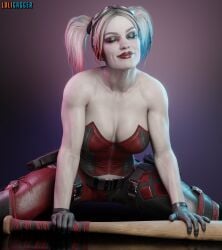 harley quinn from batman (series) by loligagger