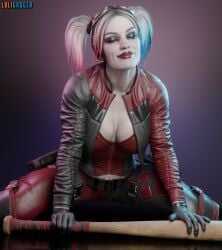 harley quinn from batman (series) by loligagger