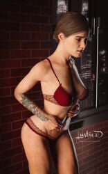 ellie (the last of us) from naughty dog by lustie3d