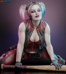 harley quinn from batman (series) by loligagger