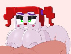 1boy 1girls ass ass_up baby_(fnafsl) boobjob boobs circus_baby circus_baby_(fnaf) circus_baby_(minecraft) completely_nude completely_nude_female crossover fazbear_&_friends fazbear_&_friends_(zamination) female five_nights_at_freddy's five_nights_at_freddy's:_sister_location fnaf jacksito_(artist) looking_at_viewer male minecraft naked naked_female nude nude_female paizuri scottgames sister_location straight titjob