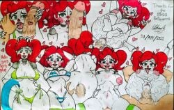 1boy 1girls 2022 2d abdominal_bulge anal anal_penetration anal_sex animatronic baby_(fnafsl) beach beach_sex big_breasts bikini blue_eyes circus_baby circus_baby_(fnaf) doggy_style drawn female five_nights_at_freddy's five_nights_at_freddy's:_sister_location fnaf green_bikini green_eyes heart-shaped_pupils hourglass_figure humanoid licking_penis lipstick male mrchinoart naked naked_female red_hair red_lipstick robot robot_girl scottgames sex sister_location so87baby stomach_bulge straight summer_of_87_baby text unseen_male_face