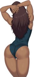 1girls 2d abs angry avatar_legends bend_or_break blue_eyes brown_hair dark-skinned_female dark_skin female female_only game_cg korra muscular muscular_female nickelodeon one-piece_swimsuit ponytail solo straight_hair sunsetriders7 swimsuit the_avatar the_legend_of_korra water_tribe