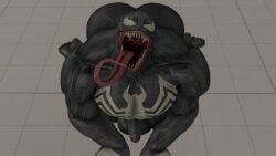 1boy ass balls big_ass big_balls fangs gay inviting inviting_to_sex looking_at_viewer male male_only marvel marvel_comics mouth_open muscular muscular_male penis rayhuma sfm solo solo_focus source_filmmaker teeth tongue tongue_out venom venom_(marvel)