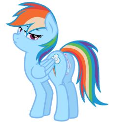 animated equid equine female fluttershyfann80085 friendship_is_magic horse mammal my_little_pony official_style pony rainbow_dash_(mlp) solo straight_hair transparent_background