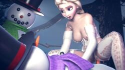 1girls 2boys 3d anal anal_penetration anal_sex animated areola artist_request blonde_hair bouncing_breasts breasts cowgirl_position elbow_gloves elsa_(frozen) exposed_breasts female frozen_(film) girl_on_top gloves large_breasts large_penis light-skinned_female light_skin looking_pleasured male medium_breasts mp4 nipples no_sound open_mouth penis sex snowman stockings straddling tagme thick_thighs thighhighs topless video watching white_legwear
