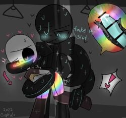 2020s 2022 alternate_universe animated_skeleton closet dreamtale duo ectobody ectopenis ink_sans_(fan_character) inktale nightmare_sans_(fan_character) rainbow_body sans sans_au sanscest skeleton tentacle_sex undertale undertale_au