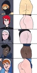 ass ass_comparison ass_size_chart big_ass butt_size_difference chart dark_skin female hellonearthiii