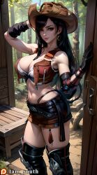 tifa lockhart from final fantasy by tam south