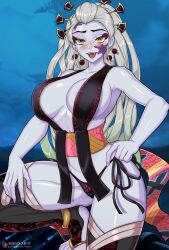 daki (kimetsu no yaiba) from demon slayer by redjet