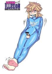 1boy 2d argrim ball_gag barefoot blonde_hair bodysuit bondage bound censor_bar censored chastity chastity_cage chastity_device cock_cage crying crying_with_eyes_open elf elf_ears feet femboy gag gagged gay girly helpless latex link male_only pointy_ears restrained sissy slave soles solo solo_focus solo_male tagme tears the_legend_of_zelda tiny_balls tiny_penis trap wants_to_cum wiggling wiggling_toes worried wrapped_arms