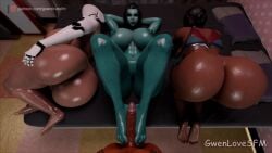 1futa 3d 3girls animated barefoot big_ass big_breasts big_butt big_penis blender blue_skin crossover dark-skinned_futanari dark_skin dc dc_comics diana_prince feet female foot_fetish footjob futanari gwenlovesfm haydee haydee_(game) injustice_2 pov self_upload soria unreal_tournament wonder_woman wonder_woman_(series)