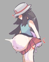 belly_inflation blush body_invasion clothing ditto_(pokemon) duo female hi_res humanoid inflation leaf male male/female nintendo pokémon_(species) pokemon pokemon_(species) pussy skirt unbirthing vaginal_penetration video_games vore