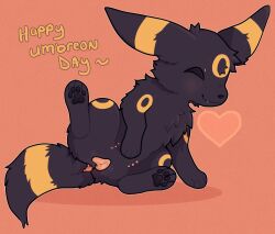 animal_genitalia animal_pussy anus canine_pussy eeveelution female feral feralsoren genitals nintendo paws pokémon_(species) pokemon pussy raised_leg solo teats umbreon video_games