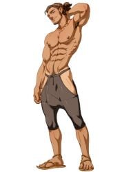 big_bulge bulge enzo_(schizoid) flaccid light-skinned_male light_skin male male_only melanin muscular muscular_male schizoid shirtless shirtless_(male) solo solo_male tan_lines twitter_user_oc wanderlust_(schizoid)