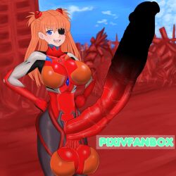 1futa asuka_langley_sohryu balls big_breasts bodysuit breasts censored clothed clothing color dickgirl erect_penis erection extremely_long_penis eye_patch foreskin fully_clothed futa_only futanari huge_balls human hyper_penis hyper_testicles impossible_clothes intersex large_breasts large_penis latex latex_armwear latex_ass latex_bodysuit latex_breasts latex_clothing latex_futa latex_gloves latex_legwear latex_nipples latex_skin latex_skinsuit latex_stockings latex_suit latex_thighhighs light-skinned_futanari light_skin neon_genesis_evangelion pale_skin penis plugsuit solo solo_futa standing stelladiaabbys testicles veiny_penis ディア(dia)＠お仕事募集中