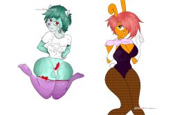 2d animal_genitalia animal_penis annoyed big_breasts carrie_buckzart carry_(tawagoto) changing changing_clothes female femboy fur furry furry_only looking_at_viewer male new_scout nicolas_wolfman nikki_(tawagoto) original original_artwork original_character original_characters penis twitter_username