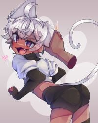 brat cat_ears catboy femboy fuwafa fuwafavt younger_male