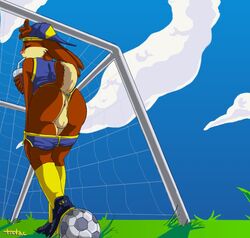 athlete athletic furry girly male male_only mascot nesquik nestle quick_the_rabbit soccer solo sports tictac