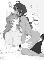 2boys adoptive_siblings anal_fingering anal_sex blush brother/brother brothers collar cuntboy dark-skinned_male dark_skin diluc_(genshin_impact) drool_on_face drool_string drooling english_text femboy femboy_on_male femboysub finger_fuck fingering fully_clothed gay gay_anal gay_male gay_sex genshin_impact grabbing_thighs incest intersex kaeya_(genshin_impact) long_hair long_hair_male makeup_running male male/male male_focus male_only male_penetrated male_penetrating male_penetrating_male mascara mascara_tears moaning naked on_lap pussy riding sitting_on_lap sitting_on_person skinny sworn_brothers tan-skinned_male tan_body tan_skin vaginal_juices vaginal_penetration veins