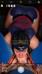 3d 3d_(artwork) 3d_model ass black_hair blowjob blue_eyes camera_frame camera_phone camera_pov camera_view clark_kent cum cum_in_mouth dc dc_comics deepthroat diana_of_themyscira diana_prince justice_league kal-el looking_at_viewer looking_up new_52 olive_skin olive_skinned_female oral oral_sex penis penis_in_mouth pov pov_eye_contact rysketches suicide_squad:_kill_the_justice_league superhero superhero_costume superheroine superman superman_(series) tan_skin tanned_male tiara tied_hair wonder_woman wonder_woman_(series) wonder_woman_(suicide_squad_game)