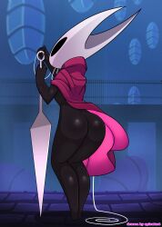 1girls absurd_res anthro anthro_only anthrofied arthropod ass big_ass big_butt black_body black_eyes butt casual claws clothed clothing dark_skin detailed_background female female_only hi_res hollow_knight hornet_(hollow_knight) humanoid insects large_ass large_butt multicolored_body outerwear partially_clothed solo solo_female spiralart team_cherry thick thick_ass thick_thighs thighs two_tone_body video_games voluptuous weapon white_body wide_hips