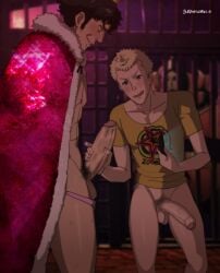 2boys burankoprn gay handjob male_only persona_5 ryuji_sakamoto suguru_kamoshida