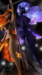 2futas 3d 3d_(artwork) absurd_res alicorn animal_genitalia animal_penis anthro anthrofied areolae armor ass athletic_futanari balls blue_eyes breasts cutie_mark dancing dark-skinned_futanari daybreaker_(mlp) dickgirl digital_media_(artwork) duo equid equine equine_penis erect_nipples fanatic-heretic-101 friendship_is_magic futa_only futa_with_futa futanari genitals half-erect hasbro hi_res horn horsecock huge_breasts intersex large_ass mammal my_little_pony nightmare_moon_(mlp) nipples nude penis pole pole_dancing princess_celestia_(mlp) princess_luna_(mlp) sibling sister sisters white_body wide_hips wings yellow_eyes