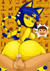 ankha from animal crossing by sonson-sensei