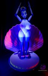 3d 3d_(artwork) 3d_model ballerina ballora ballora_(fnafsl) ballora_(spiderjunior10) big_nipples blue_light clam_shell closed_eyes earrings female female_only five_nights_at_freddy's five_nights_at_freddy's:_sister_location fnaf high_heels huge_breasts justaperson justaperson3000 lipstick makeup massive_breasts nude nude_female pose red_light robot robot_girl scottgames sister_location solo spiderjunior10 stage stage_lights stockings stripper_heels thick_thighs tiara