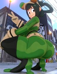 adult tsuyu from boku no hero academia by cybrokrimson