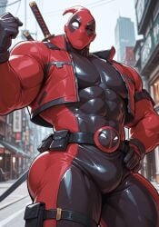 deadpool from deadpool (film) by thesatyrboi