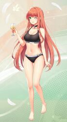 monika (doki doki literature club) from blacked
