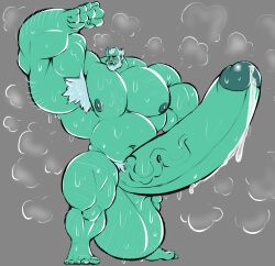 abs balls bara biceps blush bodybuilder bulge gay hyper hyper_balls hyper_genitalia hyper_muscles hyper_penis hyper_testicles male male_focus male_only muscles muscular muscular_back muscular_legs muscular_male muscular_thighs orc panting penis steam testicles yaoi
