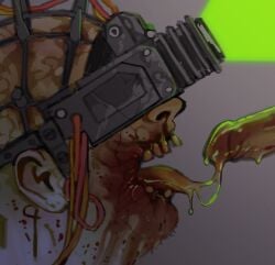 blood blowjob dr-wormman drool gore horror horror_game male_only night_hunter night_hunter_(outlast) outlast outlast_trials teeth