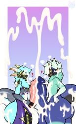 2_horns 4_ears absurd_res ahegao animal_genitalia anthro aquatic balls big_butt big_penis blep blue_body blue_fur blue_penis blush bodily_fluids breasts butt clothing comparing cum cum_covered cum_on_body cum_on_chest cum_on_face cum_on_penis dipstick_ears dominant dominant_male duo ear_markings erection femboy festive_winter fish frottage fur garedwolf genital_fluids genitals glistening glistening_body glistening_breasts glistening_butt glistening_genitalia glistening_penis hair hand_on_hip hand_on_penis happy heart_symbol hi_res holding_penis horn huge_butt huge_penis humanoid_genitalia hybrid hyper hyper_butt hyper_genitalia hyper_penis invalid_tag laturnor legwear looking_at_another looking_pleasured machine male male/male markings messy multi_ear multicolored_ears nipples penile penis penis_grab penises_touching pinned precum protogen protogen_visor purple_body screen screen_face seductive sex shark short shorter_anthro simple_background size_difference smaller_male submissive submissive_male tail thick_thighs thigh_highs throbbing throbbing_penis tongue tongue_out touching_penis twitching vein veiny_penis white_body white_fur wide_hips yellow_eyes