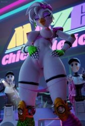 glamrock chica from five nights at freddy's by stinkicatz