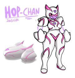 1girls big_breasts female female_only gameboyred gijinka hop_star kirby_(series) kirby_air_ride kirby_air_riders one_eye_visible purple_gem purple_gemstone purple_skin reference reference_image thick_thighs white_background white_clothing