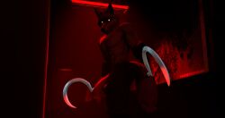 3d 3d_(artwork) absurd_res anthro balls big_balls big_penis canid canine canis death_(puss_in_boots) digital_media_(artwork) dreamworks hi_res huge_cock looking_at_viewer male mammal massepppp muscular muscular_male penis puss_in_boots_(franchise) solo source_filmmaker_(artwork) standing weapon wolf