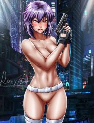 kusanagi motoko from ghost in the shell by foxyart