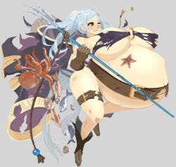 1girls absurd_res alternate_costume belly_expansion belt big_belly bikini black_bikini black_swimsuit boots breast_expansion coat disproportional expansion fire_emblem fire_emblem_awakening fire_emblem_heroes fish footwear gloves hi_res highres huge_belly hyper_belly nintendo octopus official_alternate_costume pregnant purple_bikini purple_swimsuit ripped_clothing robin_(female)_(summer)_(fire_emblem) robin_(fire_emblem) robin_(fire_emblem)_(female) starfish swimsuit thigh_belt thigh_strap trident twintails xcel-zero