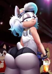 animated anthro ass ass_shake big_ass big_butt clothed clothing fan_character female fur furry half-closed_eyes large_ass looking_at_viewer looking_back looking_back_at_viewer picturd shaking_butt short_playtime solo_focus sonic_(series) sophie_(argento) sound tail teasing thick_ass thick_thighs twerking video voluptuous