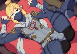 breath_of_the_wild bulge bulge_through_clothing justsyl link link_(breath_of_the_wild) male_only mask penis sheikah_link solo_male spreading tagme the_legend_of_zelda tight_clothing twink