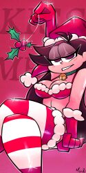 2021 big_ass big_breasts christmas mojo_montebon original original_character tagme thick_thighs trixie_(mojo_montebon) underwear