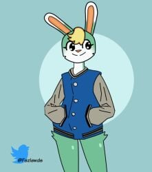 animal_crossing animal_humanoid animated anthro fazmaz humanoid lagomorph lagomorph_humanoid leporid leporid_humanoid male male_only mammal mammal_humanoid nintendo rabbit rabbit_humanoid sasha_(animal_crossing) solo video_games