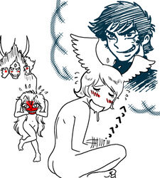 2008 akira_fudo blush devilman female masturbation psycho_jenny rede_(artist) ryo_asuka satan_(devilman) sketch tagme zennon_(devilman)