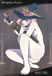 1girls ace_attorney dai_gyakuten_saiban drivojunior esmeralda_tusspells feet female female_focus female_only gyakuten_saiban naked open_mouth red_eyes shaved_pussy the_great_ace_attorney witch_hat