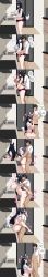 1boy 1girls ahri animal_ears black_hair breasts censored cum drogod_(artist) ejaculation fellatio female fondling from_behind huge_breasts human kemono kitchen league_of_legends male male/female mosaic_censoring oral oral_sex pussy riot_games sequence sex skimpy standing standing_sex text thick translation_request vaginal_penetration voluptuous yellow_eyes